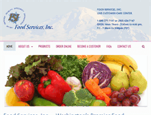 Tablet Screenshot of foodservicesinc.com